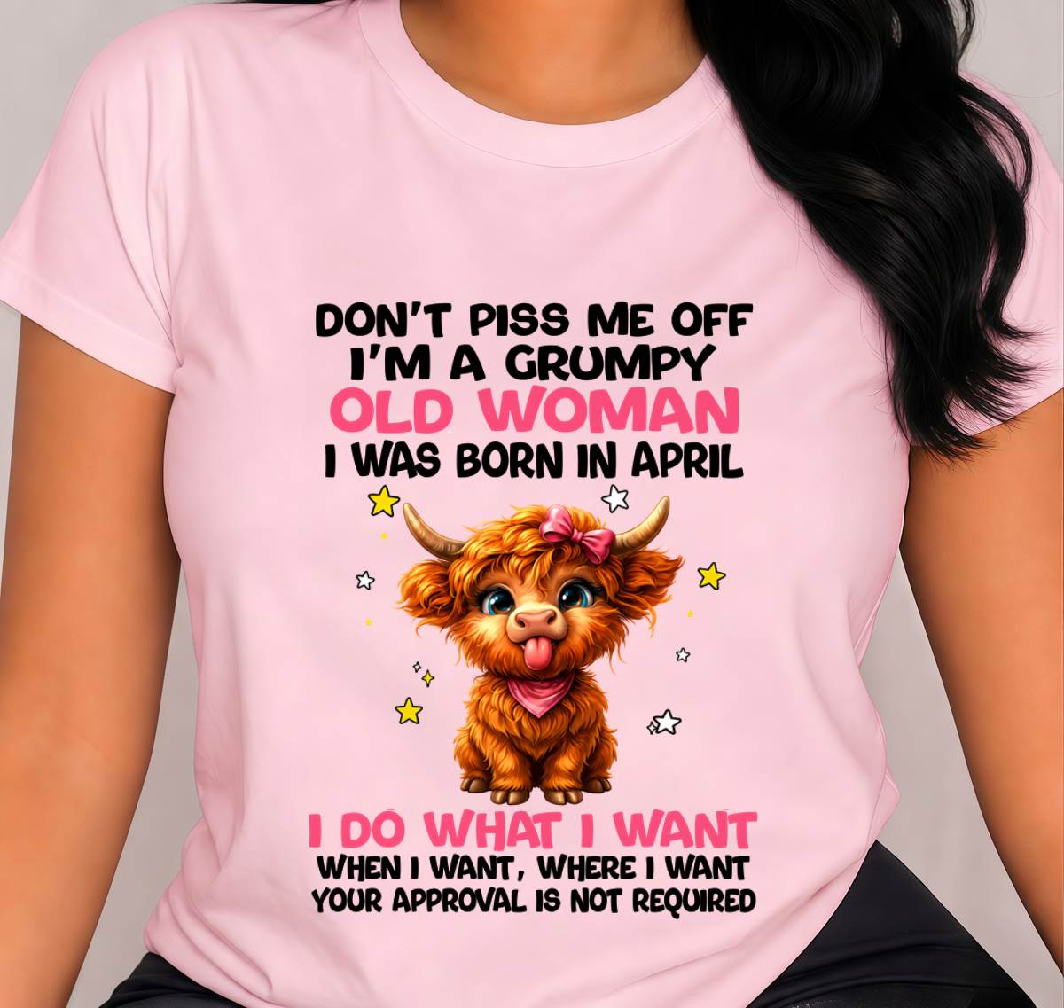 APRIL GRUMPY LADY SHIRT - FOR WOMEN - TLEE04 (SKU2607-215-04)