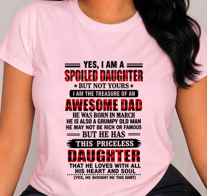 MARCH - DAD’S SPOILED DAUGHTER - FROM DAD - TLEE03 (SKU2609-31-03)