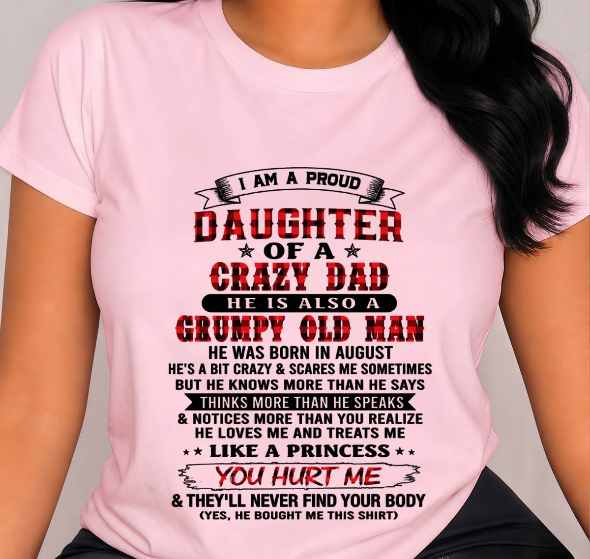 AUGUST - EVERY PRINCESS HAS A CRAZY DAD - FROM DAD - TLEE08 (SKU2608-627-08)