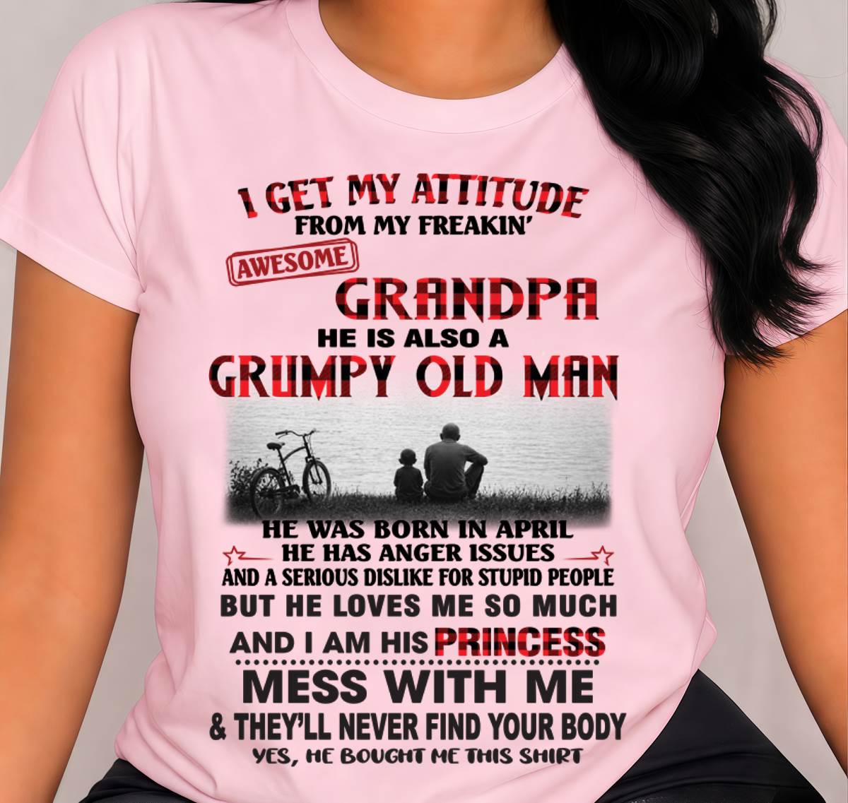 APRIL GRANDPA - GRUMPY • AWESOME • PROTECTIVE - FROM GRANDPA - TLEE04 (SKU2605-176-04)