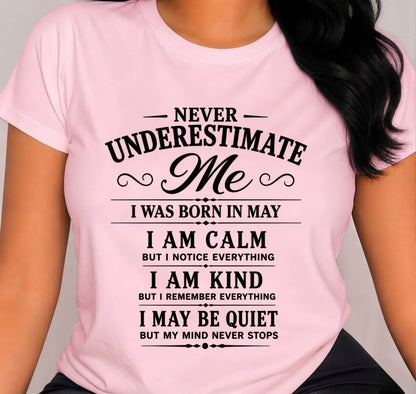 MAY GIRL : CALM, KIND, UNFORGETTABLE - FOR WOMEN - TLEE05 (SKU2606-139-05)