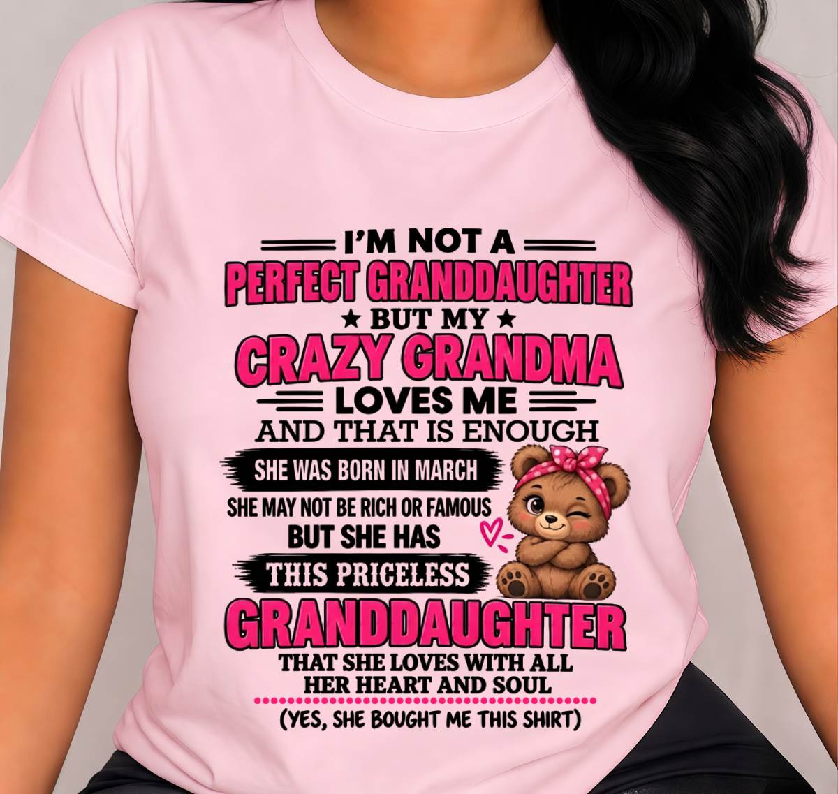 MARCH - GRANDMA & PRICELESS GRANDDAUGHTER - FROM GRANDMA - TLEE03 (SKU2609-124-03)