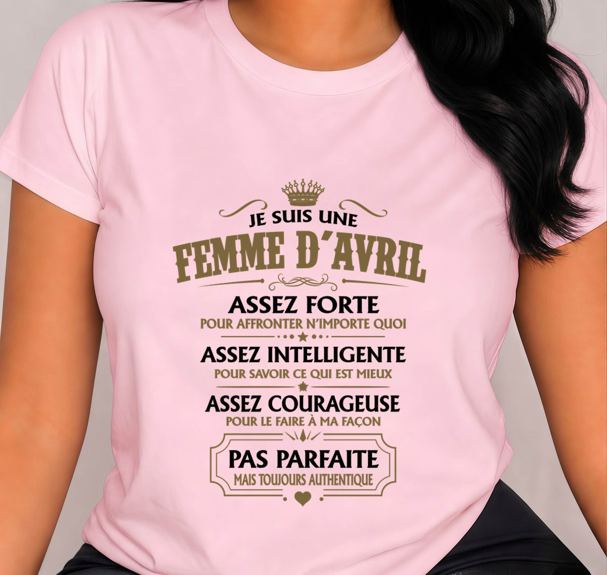 JE SUIS UNE FEMME D’AVRIL - fma TLEE04 (SKU2609-38-04)