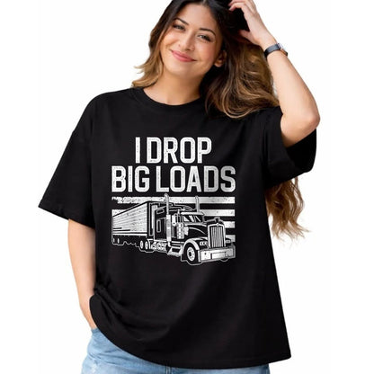 Best Truck Driver Life Shirt, Funny Trucker UnisexT-Shirt/Hoodie/Sweatshirt HLT00 - Funny Trucker Art for Men Women Kids Trucking Truck Driver T-Shirt, Men, Black, Large