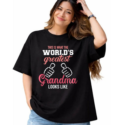 Best Grandma Shirt, Proud Grandma Unisex T-Shirt/Hoodie/Sweatshirt HLT00 - This is what world's greatest grandma looks like T-Shirt