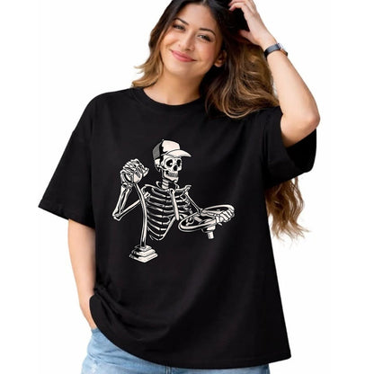 Best Truck Driver Life Shirt, Funny Trucker UnisexT-Shirt/Hoodie/Sweatshirt HLT00 - Skeleton Truck Driver - Funny Big Trucking Trucker T-Shirt