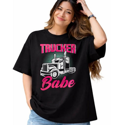 Best Truck Driver Life Shirt, Funny Trucker UnisexT-Shirt/Hoodie/Sweatshirt HLT00 - Trucker Babe Female Truck Driver Woman Trucker T-Shirt