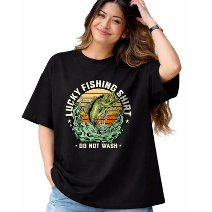 Gift for Dad Shirt, Funny Dad Unisex T-Shirt/Hoodie/Sweatshirt HLT00 – Lucky Fishing Shirt Do Not Wash Vintage Fishing Lover Gag T-Shirt