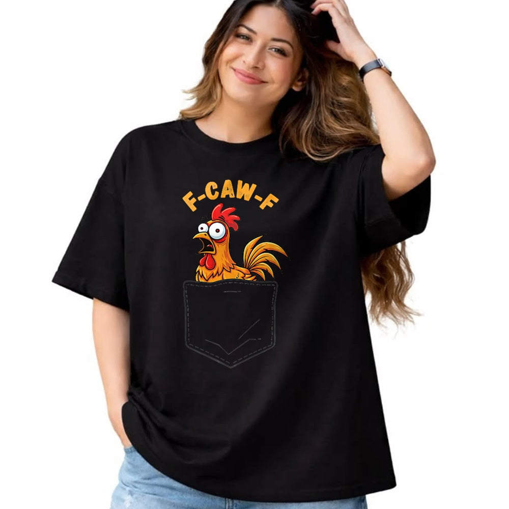 Best Farmer Life Shirt, Funny Farmer UnisexT-Shirt/Hoodie/Sweatshirt HLT00 - F-Caw-F Funny Chicken Pocket Humor Quote Rooster Meme T-Shirt