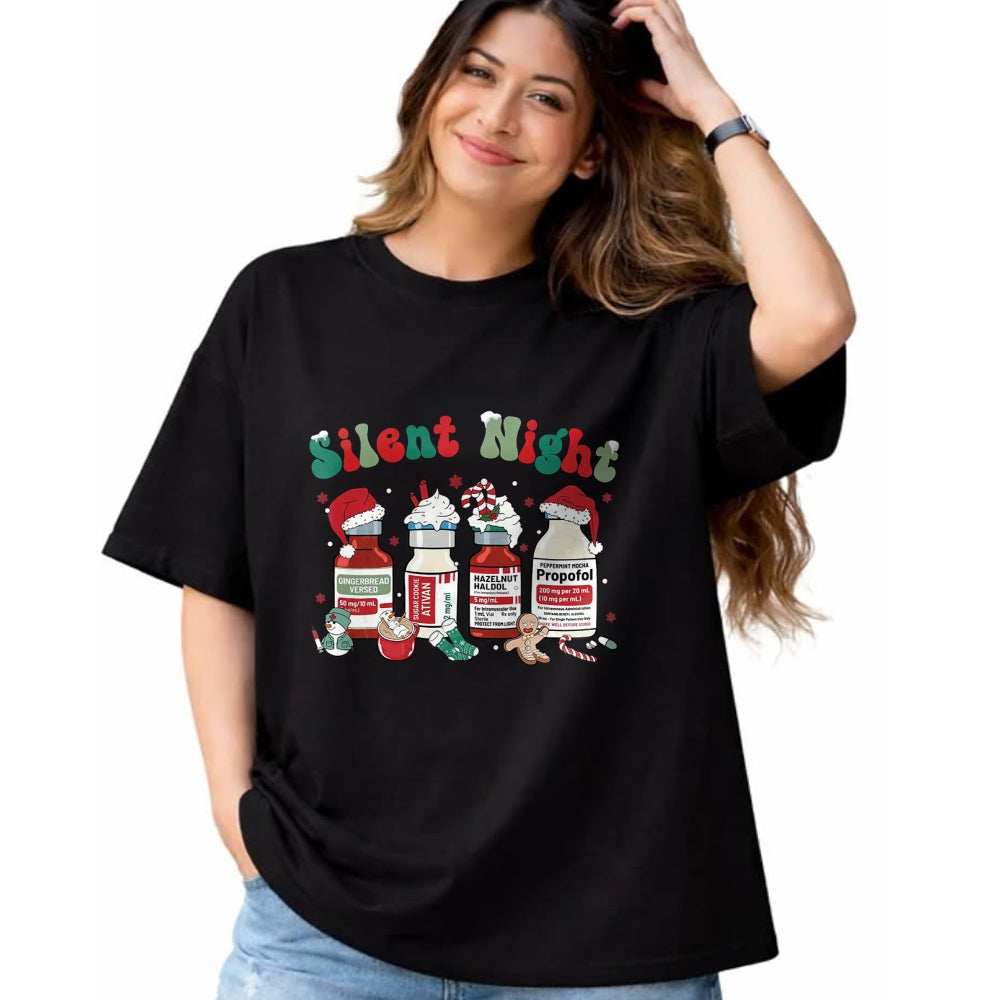 Funny Nurse Shirt, Nurse Unisex T-Shirt/Hoodie/Sweatshirt HLT00 -Funny Christmas Nurse Medical Christmas icu nicu RN ER Nurse T-Shirt