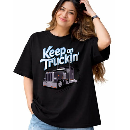 Best Truck Driver Life Shirt, Funny Trucker UnisexT-Shirt/Hoodie/Sweatshirt HLT00 - Truck Driver Art for Men Women Truck Driver Trucking Trucker T-Shirt (1)