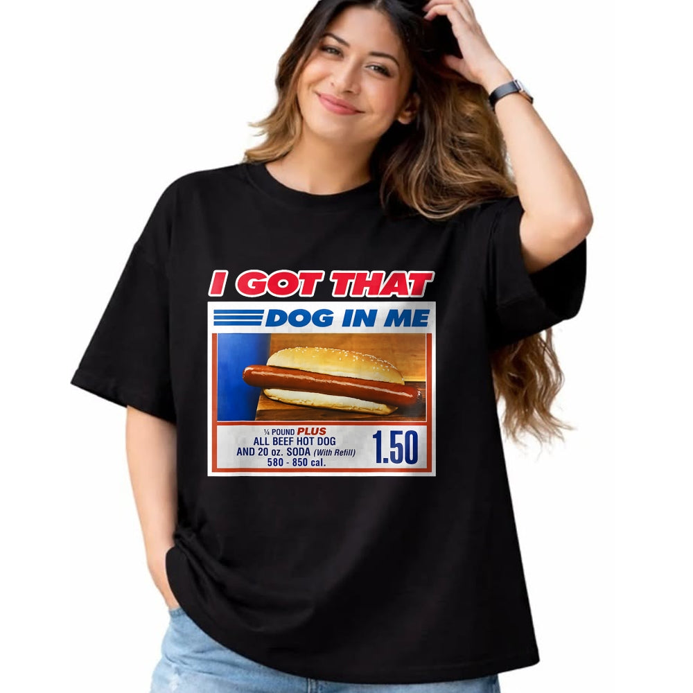 Cute Capybara Shirt, Funny Capybara Unisex T-Shirt/Hoodie/Sweatshirt HLT00 - Retro Vintage I Got that Dog in Me Funny Hotdog Men Women T-Shirt