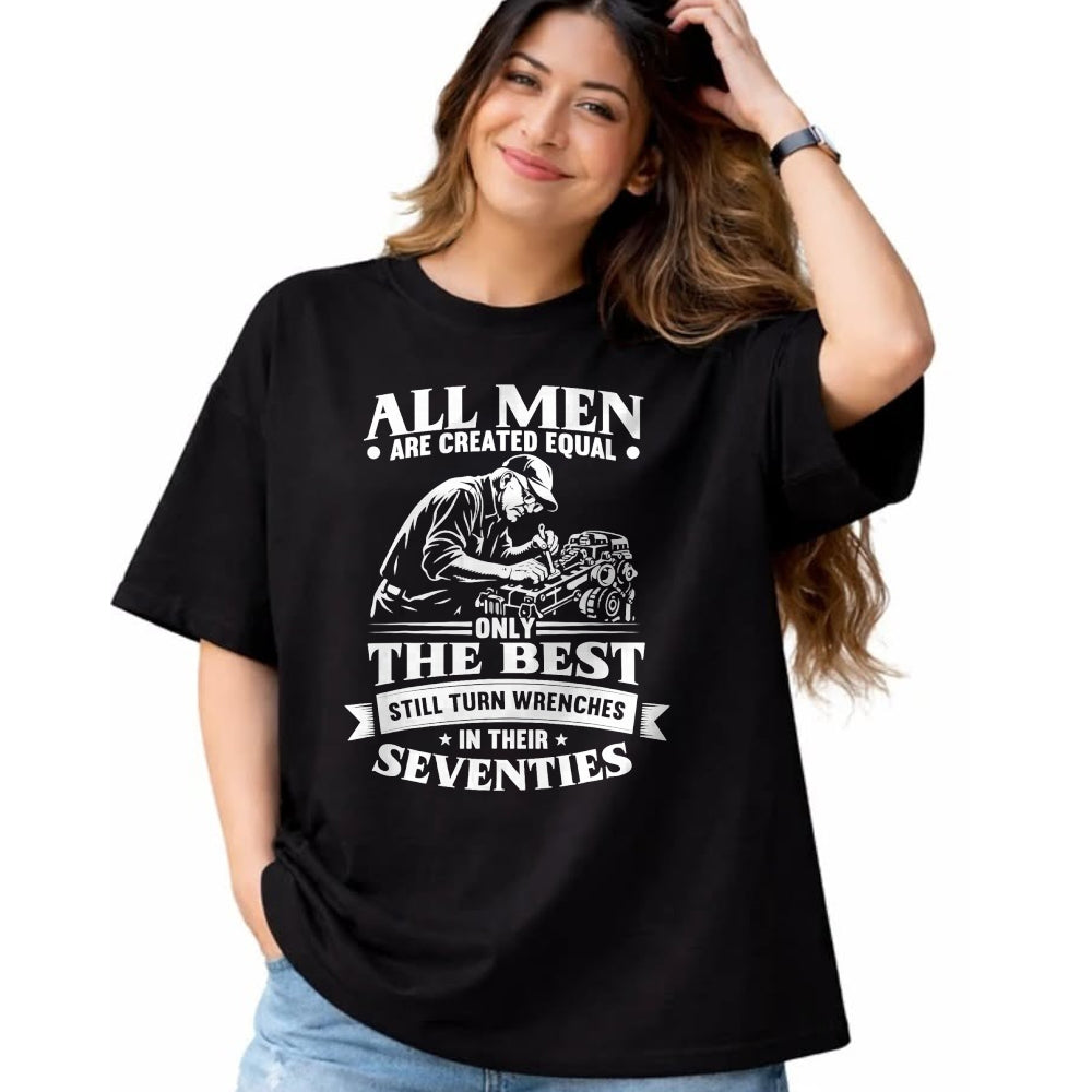 Best Mechanic Life Shirt, Funny Mechanic UnisexT-Shirt/Hoodie/Sweatshirt HLT00 - Mens 70th Birthday Auto Repairman Still Turn Wrenches Seventies T-Shirt