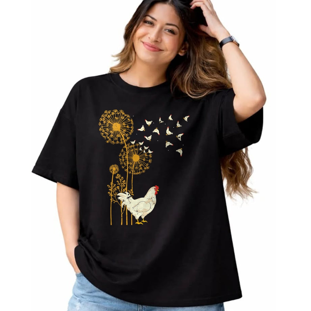 Best Farmer Life Shirt, Funny Farmer UnisexT-Shirt/Hoodie/Sweatshirt HLT00 - Farmer Poultry Bird Flower Farm Animal Dandelion Chicken T-Shirt Small
