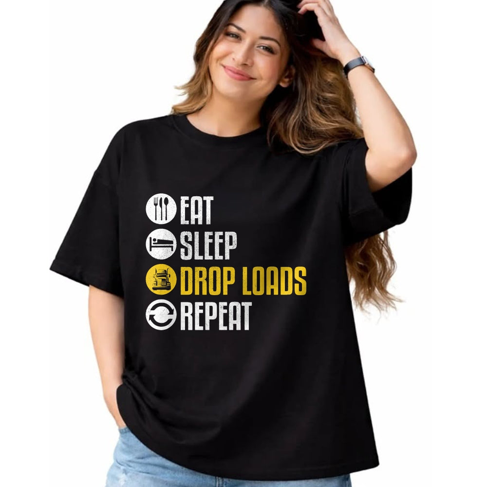 Best Truck Driver Life Shirt, Funny Trucker UnisexT-Shirt/Hoodie/Sweatshirt HLT00 - Funny Truck Driver Joke Saying Trucker Gift T-Shirt
