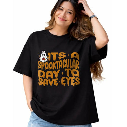 Best Doctor Shirt, Funny Doctor UnisexT-Shirt/Hoodie/Sweatshirt HLT00 - It's A Spooktacular Day to Save Eyes Halloween Eye Doctor T-Shirt