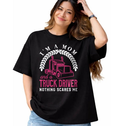 Best Truck Driver Life Shirt, Funny Trucker UnisexT-Shirt/Hoodie/Sweatshirt HLT00 - Truck Driver Mom Funny Cool Trucker Mother Gift T-Shirt