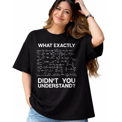 Best Teacher Shirt, Funny Teacher UnisexT-Shirt/Hoodie/Sweatshirt HLT00 - Chemist Science What Exactly Didn't You Understand Chemistry T-Shirt Small