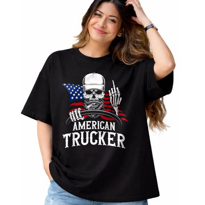Best Truck Driver Life Shirt, Funny Trucker UnisexT-Shirt/Hoodie/Sweatshirt HLT00 - American Trucker for Patriotic Truck Driver T-Shirt