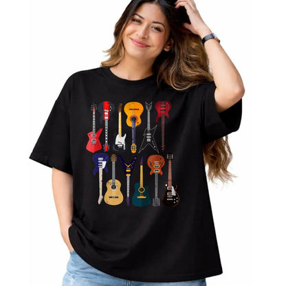 Guitar Lover Shirt, Funny Guitar UnisexT-Shirt/Hoodie/Sweatshirt HLT00 - Guitar Collection Rocker Gift Guitarist T-Shirt