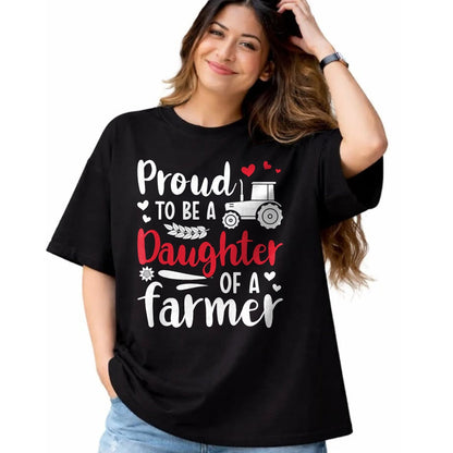 Best Farmer Life Shirt, Funny Farmer UnisexT-Shirt/Hoodie/Sweatshirt HLT00 - Proud To Be A Daughter Of A Farmer Daughter Farm Daughter T-Shirt