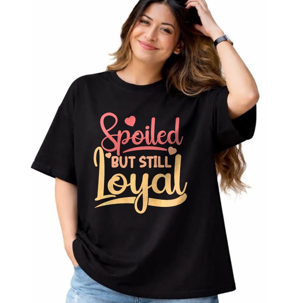 Best Wife Shirt, Wife and Husband Unisex T-Shirt/Hoodie/Sweatshirt HLT00 - Gift for wife T shirt, spoiled wife   Spoiled Wife Spoiled But Still Loyal Premium T-Shirt (2)