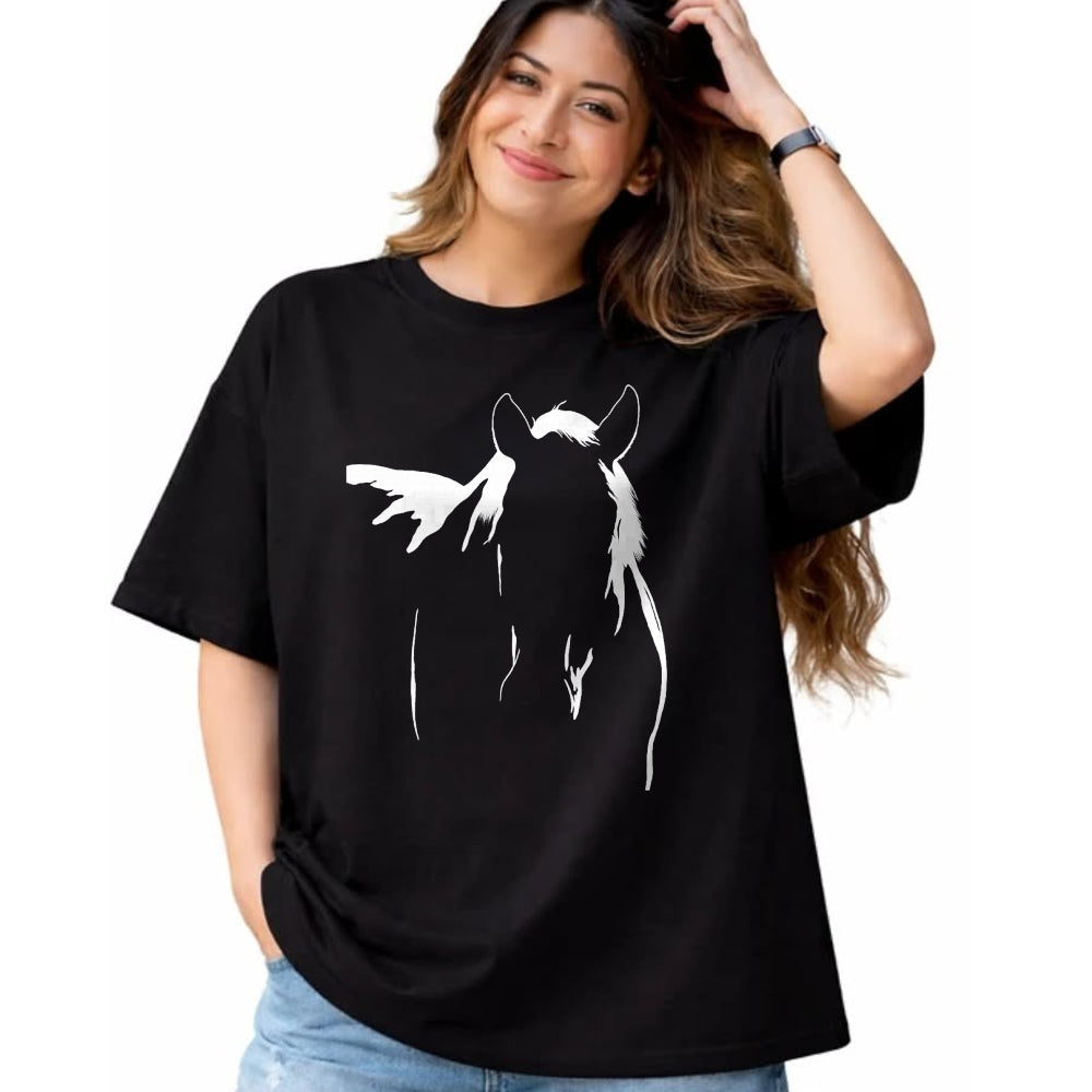 Best Horse Lover Shirt , Funny Horse UnisexT-Shirt/Hoodie/Sweatshirt HLT00 - Horse Silhouette Graphic Art Design T-Shirt