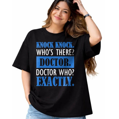 Best Doctor Shirt, Funny Doctor UnisexT-Shirt/Hoodie/Sweatshirt HLT00 - Funny Knock Knock. Who's There Doctor T-Shirt