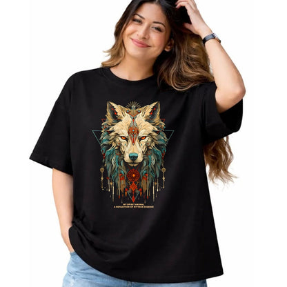 Native American T-Shirts, Vintage Native American Unisex T-Shirt/Hoodie/Sweatshirt HLT00 - Wolf Spirit Animal Sacred Shaman Native American Clan