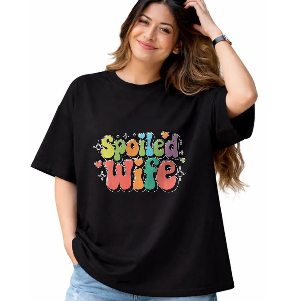 Best Wife Shirt, Wife and Husband Unisex T-Shirt/Hoodie/Sweatshirt HLT00 - Gift for wife T shirt, spoiled wife   Funny Wife Spoiled Wife Sweatshirt