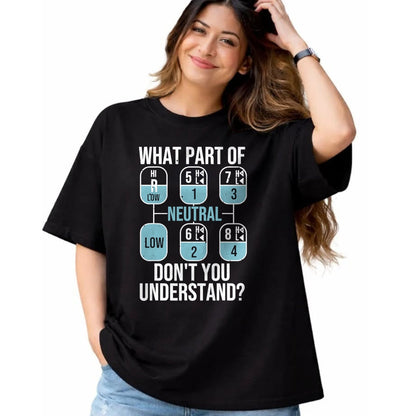 Best Truck Driver Life Shirt, Funny Trucker UnisexT-Shirt/Hoodie/Sweatshirt HLT00 - Funny Trucker Design for Men Women Truck Driver Manual Drive T-Shirt
