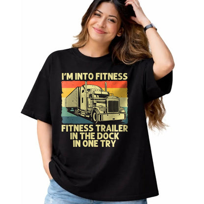 Best Truck Driver Life Shirt, Funny Trucker UnisexT-Shirt/Hoodie/Sweatshirt HLT00 - Best Truck Driver Art For Men Dad Women Trucking CDL Trucker T-Shirt (2)