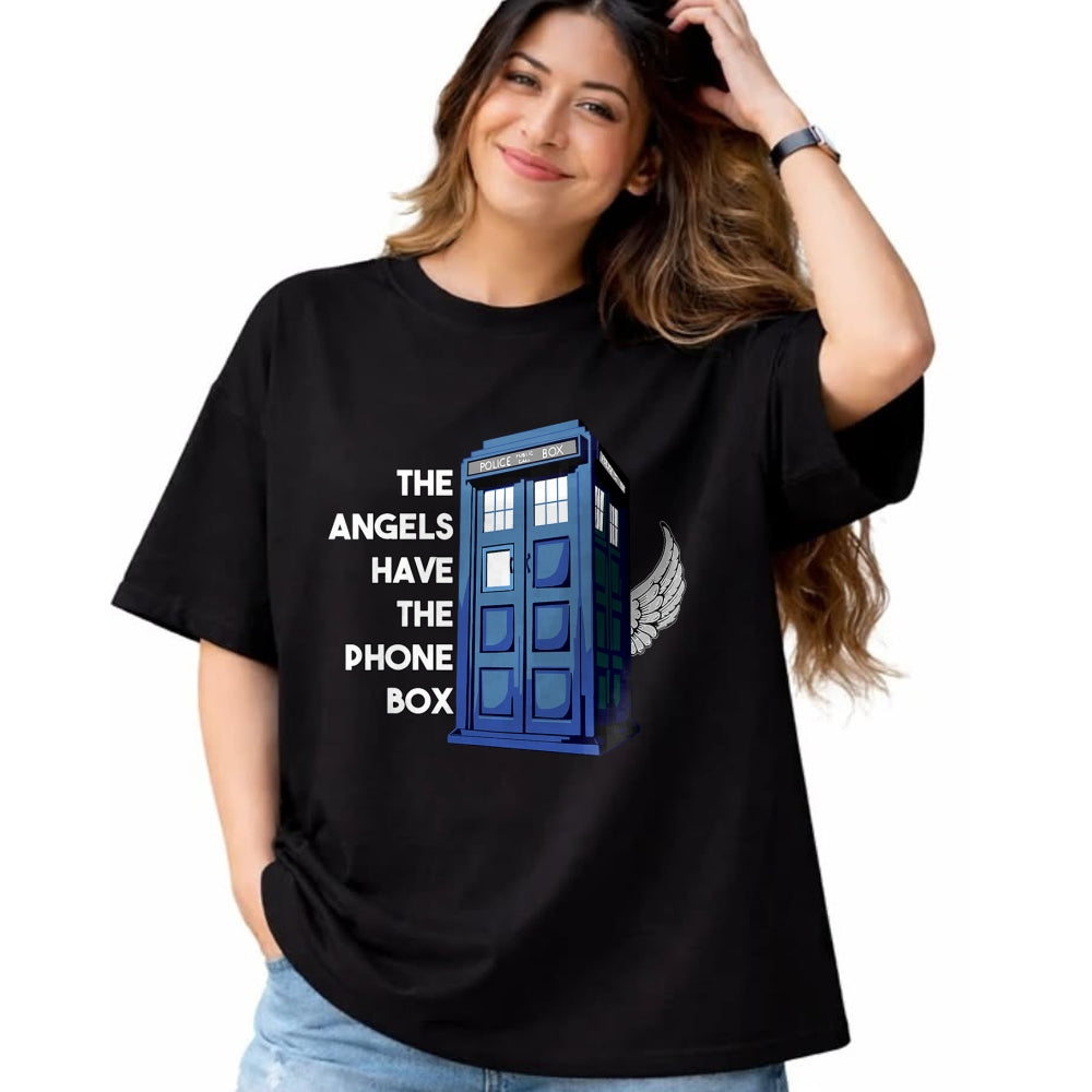 Best Doctor Shirt, Funny Doctor UnisexT-Shirt/Hoodie/Sweatshirt HLT00 - The Angels Have The Phone Box T-Shirt
