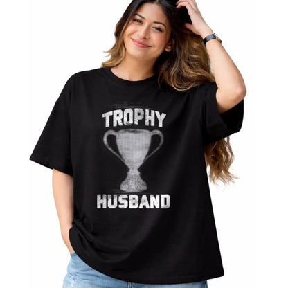 Best Wife Shirt, Wife and Husband Unisex T-Shirt/Hoodie/Sweatshirt HLT00 - Cool Vintage Style Trophy Husband Spouse T-Shirt Valentines T-Shirt