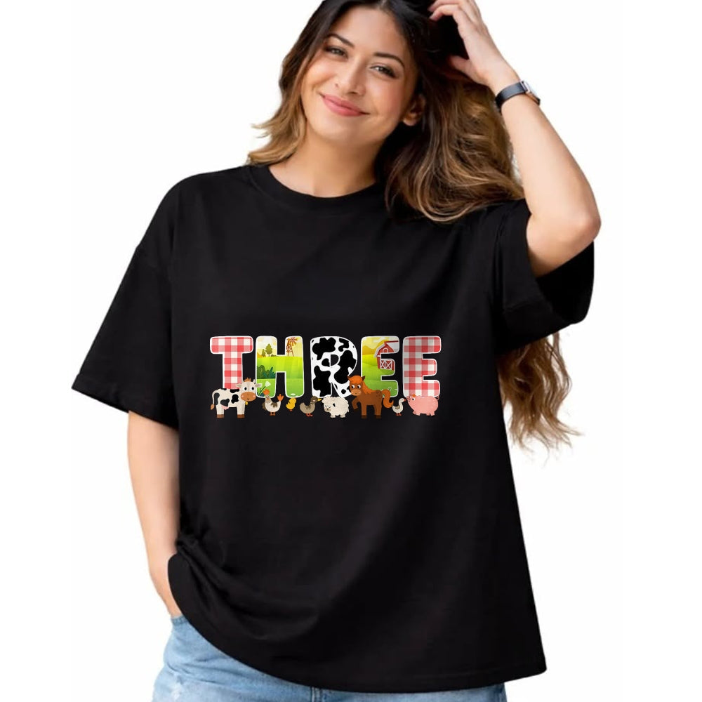 Best Farmer Life Shirt, Funny Farmer UnisexT-Shirt/Hoodie/Sweatshirt HLT00 - 3rd Farm Birthday Party 3 Year Old Farmer Birthday T-Shirt