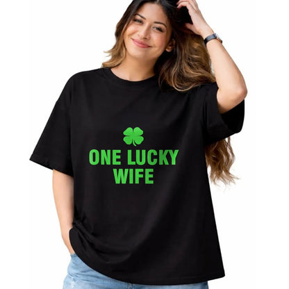 Best Wife Shirt, Wife and Husband Unisex T-Shirt/Hoodie/Sweatshirt HLT00 - Gift for wife T shirt, lucky wife   One Lucky Wife Tank Top (2)