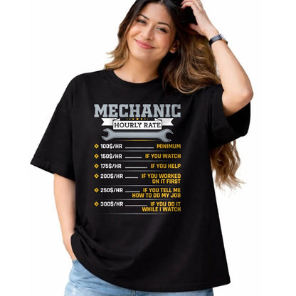 Best Mechanic Life Shirt, Funny Mechanic UnisexT-Shirt/Hoodie/Sweatshirt HLT00 - Mens Funny Mechanic Hourly Rate Car Mechanic Car Guy T-Shirt