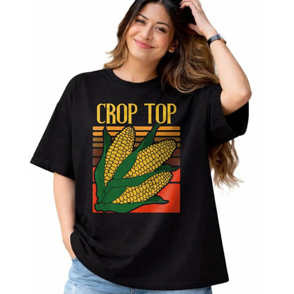 Best Farmer Life Shirt, Funny Farmer UnisexT-Shirt/Hoodie/Sweatshirt HLT00 - Corn Farmer Funny Crop Top Vintage Farming Humor Design T-Shirt