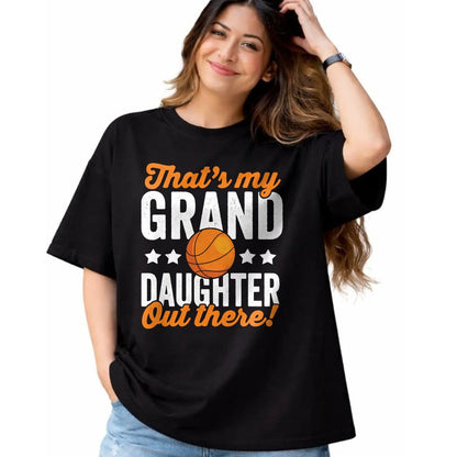Best Grandpa Shirt, Proud Grandpa Unisex T-Shirt/Hoodie/Sweatshirt HLT00 -Basketball Player Grandma Grandpa Basketball Granddaughter Long Sleeve T-Shirt