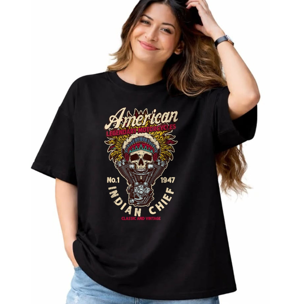 Native American T-Shirts, Vintage Native American Unisex T-Shirt/Hoodie/Sweatshirt HLT00 - Retro Vintage American Motorcycle Indian native Bikers Gift