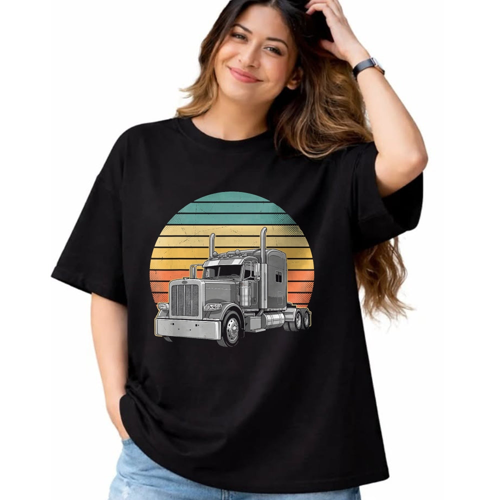 Best Truck Driver Life Shirt, Funny Trucker UnisexT-Shirt/Hoodie/Sweatshirt HLT00 - Vintage Truck Trucker Truck Driver 18 Wheeler Trucking T-Shirt
