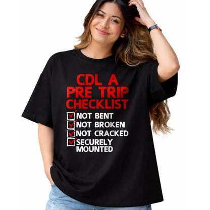 Best Truck Driver Life Shirt, Funny Trucker UnisexT-Shirt/Hoodie/Sweatshirt HLT00 - Cool CDL Trucker Art for Men Women Trucking CDL Truck Driver T-Shirt