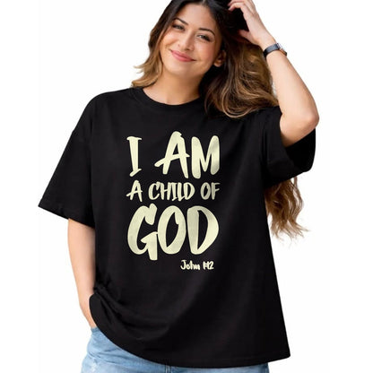Christian Tee, Christian Faith Unisex T-Shirt/Hoodie/Sweatshirt HLT00 - I am a Child of God John 112 Have Faith in Jesus Christ T-Shirt