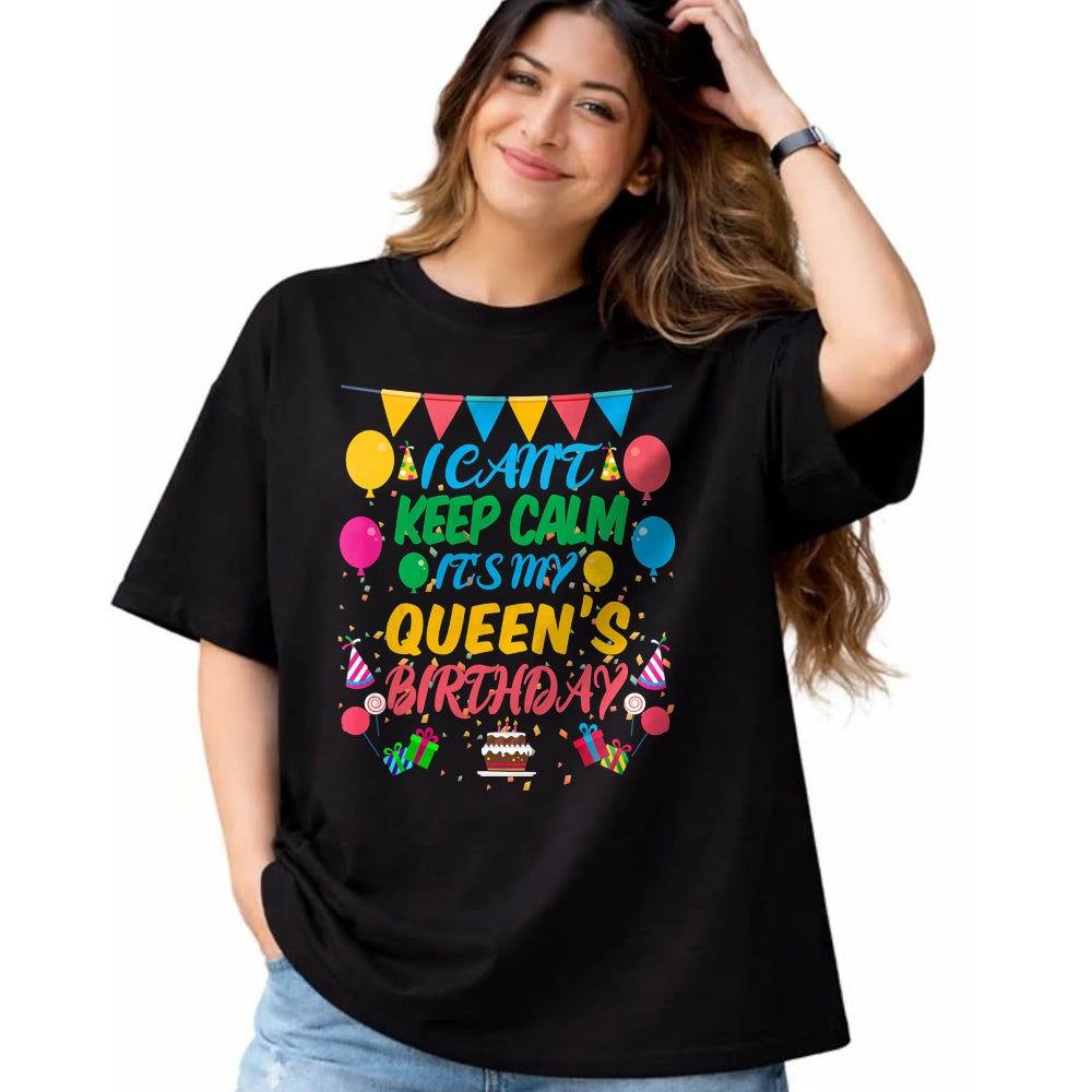 Best Wife Shirt, Wife and Husband Unisex T-Shirt/Hoodie/Sweatshirt HLT00 - I Can't Keep Calm It's My Queen Birthday husband wife T-Shirt