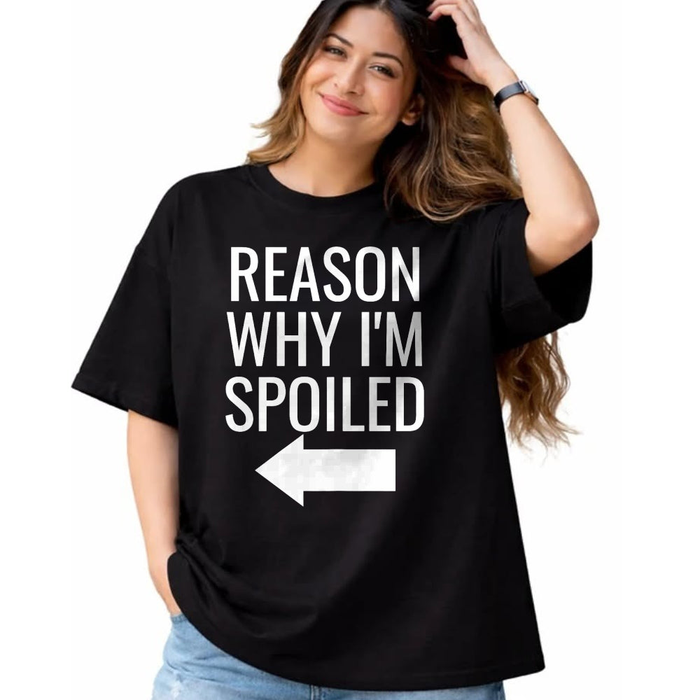 Best Wife Shirt, Wife and Husband Unisex T-Shirt/Hoodie/Sweatshirt HLT00 - Reason Why I'm Broke Spoiled Funny Matching Couples T-Shirt (1)
