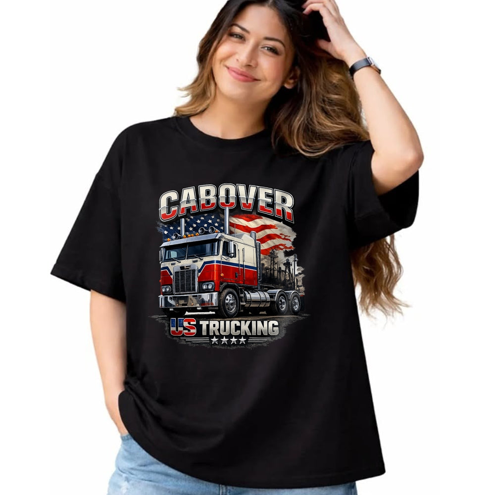 Best Truck Driver Life Shirt, Funny Trucker UnisexT-Shirt/Hoodie/Sweatshirt HLT00 - US Truck Cabover Us Trucking Trucker Outfit Driver T-Shirt