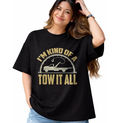 Best Truck Driver Life Shirt, Funny Trucker UnisexT-Shirt/Hoodie/Sweatshirt HLT00 - Tow Truck Driver Shirt Towing Quote Funny Tow Truck Gift T-Shirt