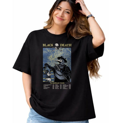Best Doctor Shirt, Funny Doctor UnisexT-Shirt/Hoodie/Sweatshirt HLT00 - Plague Mask Doctor Plague Black Death European Tour T-Shirt