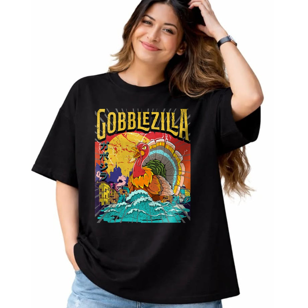 Best Thanksgiving Family Shirt , Funny Thanksgiving UnisexT-Shirt/Hoodie/Sweatshirt HLT00 - Turkey Day Thanksgiving Gobblezilla T-Shirt