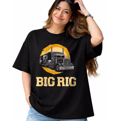 Best Truck Driver Life Shirt, Funny Trucker UnisexT-Shirt/Hoodie/Sweatshirt HLT00 - Trucker Truck Driver Vintage Big Rig T-Shirt
